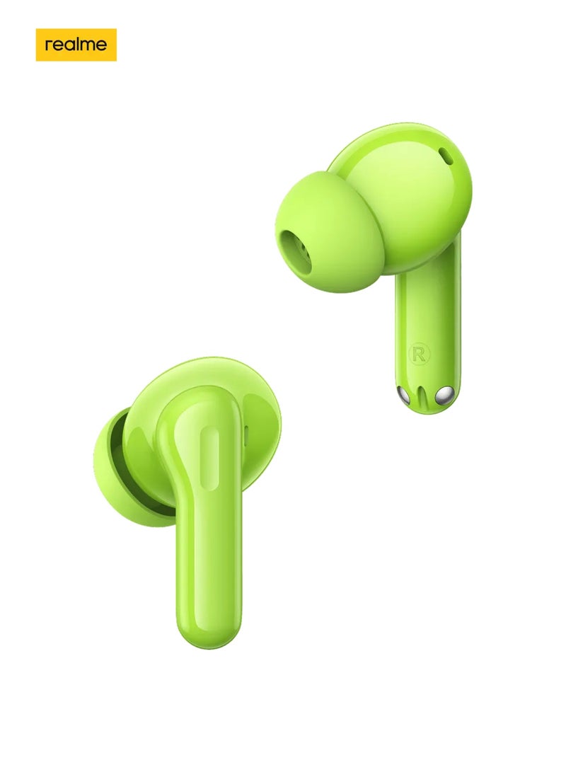ريل مي Buds T200 Premium ANC Earbuds. Hi-Res Audio, Dual Connect, IP55, 3D Audio, 30H Battery. Your Sound, Uninterrupted. green - Image 4