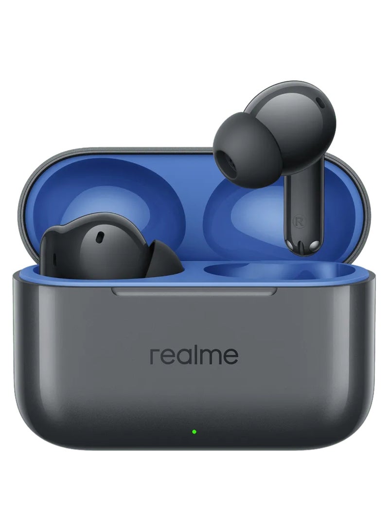 ريل مي Buds T200 Premium ANC Earbuds. Hi-Res Audio, Dual Connect, IP55, 3D Audio, 30H Battery. Your Sound, Uninterrupted. blue - Image 1