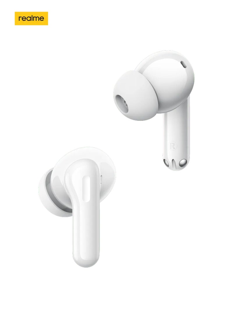 ريل مي Buds T200 Premium ANC Earbuds. Hi-Res Audio, Dual Connect, IP55, 3D Audio, 30H Battery. Your Sound, Uninterrupted. white - Image 4