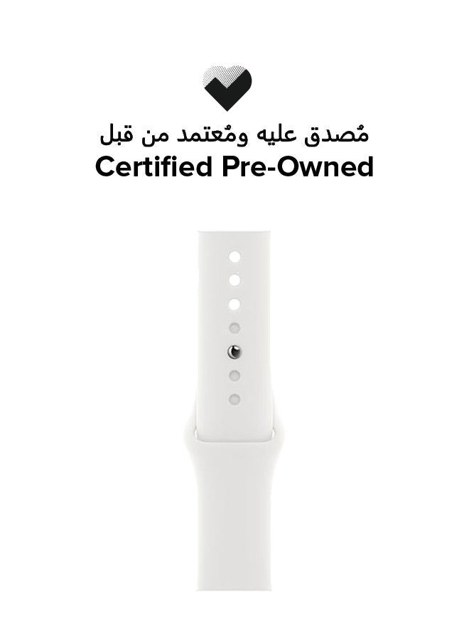 Apple Certified Pre Owned - Watch 45mm White Sport Band White - Image 1