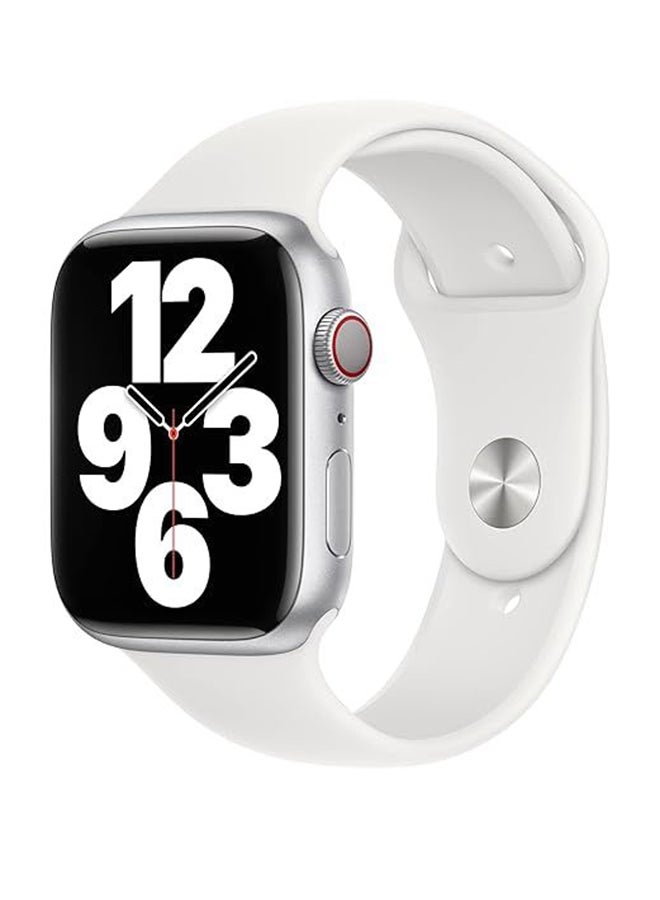 Apple Certified Pre Owned - Watch 45mm White Sport Band White - Image 2
