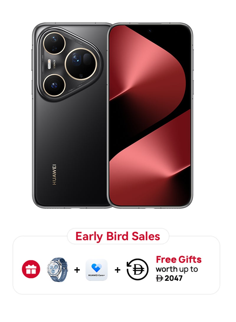 HUAWEI Pura 80 Ultra Dual SIM Golden Black 16GB RAM 512GB + Huawei Watch GT5 + 15 months Huawei Care+ - Middle East Version [With Early Bird Sale]  - Image 1