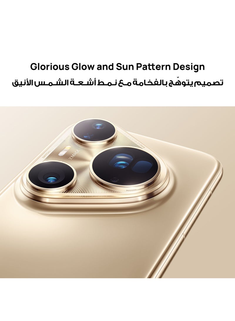 Pura 80 Ultra Dual SIM Prestige Gold 16GB RAM 512GB + Huawei Watch GT5 + 15 months Huawei Care+ - Middle East Version
