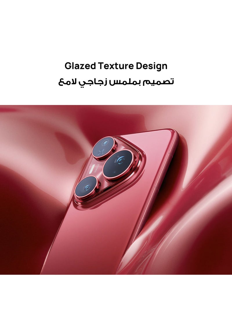 Pura 80 Pro Dual SIM Glazed Red 12GB RAM 512GB + Huawei Watch GT5 + 15 months Huawei Care+ - Middle East Version
