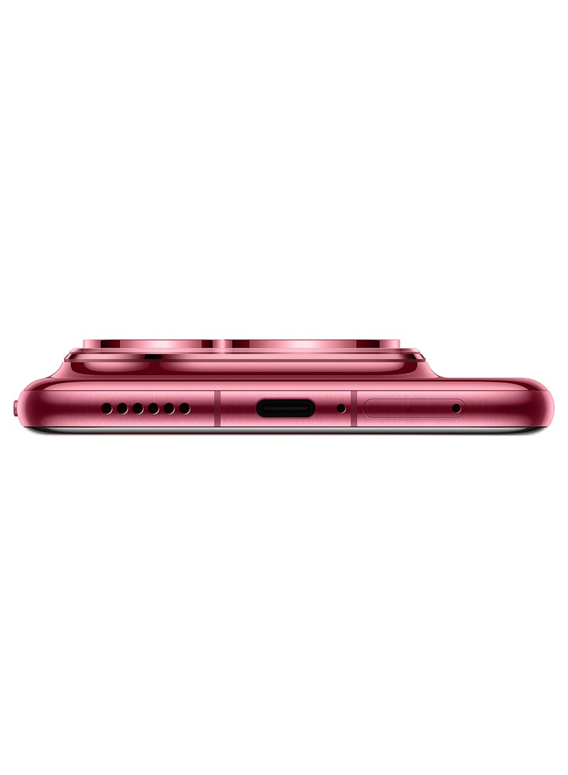 Pura 80 Pro Dual SIM Glazed Red 12GB RAM 512GB + Huawei Watch GT5 + 15 months Huawei Care+ - Middle East Version