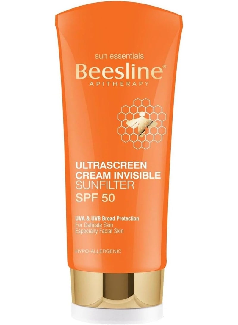 بيزلين كريم أولترا سكرين فلتر شمس غير مرئي SPF50+ - 60 مل - Image 1