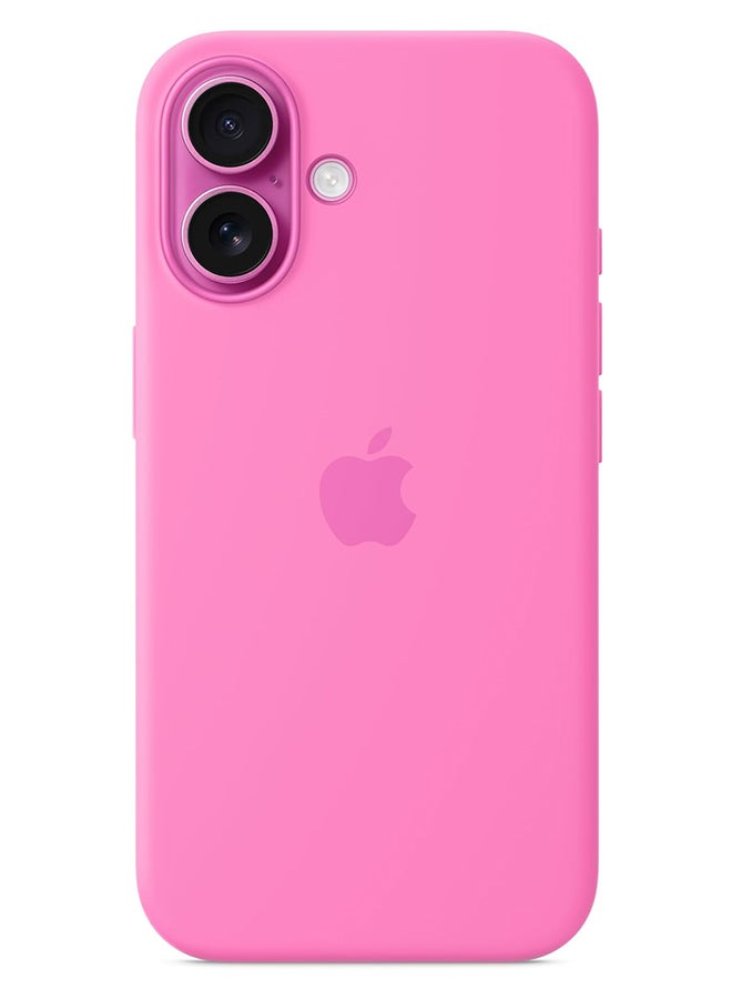 Apple Apple iPhone 16 Silicone Case with MagSafe ​​​​​​​ Peony - Image 1