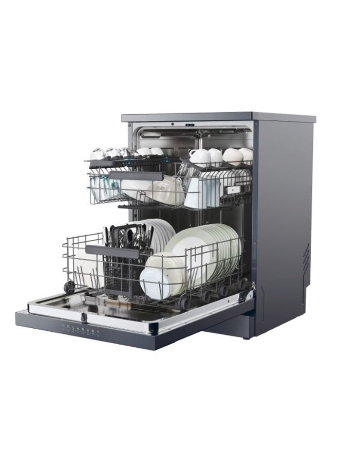 CANDY Rapido Free Standing Dishwasher ,15 Places Setting , Advanced Remote Control CF 5C6F0A-19 Anthracite - Image 5