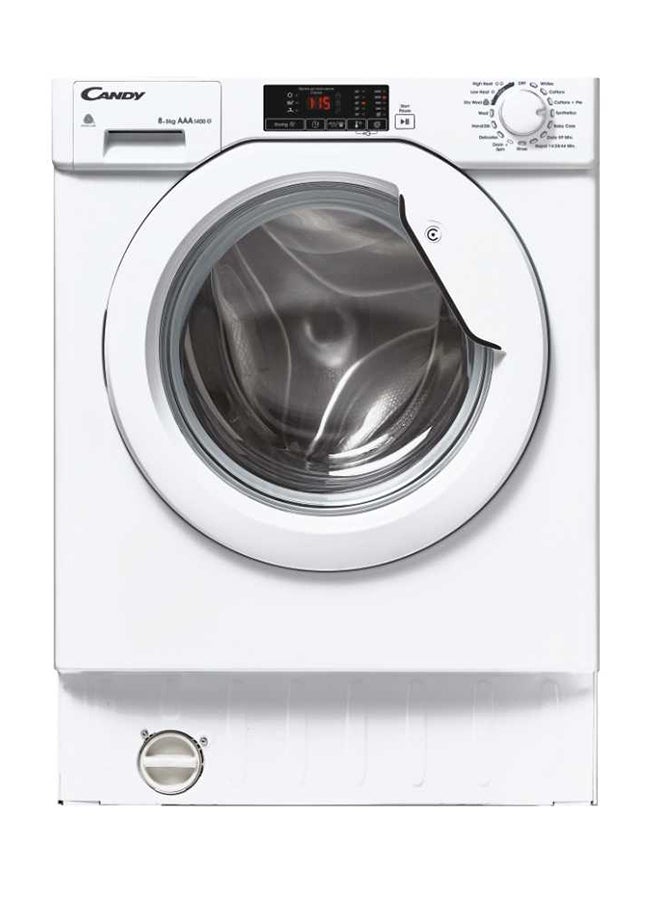 CANDY Built In Integrated 8KG Washer and 5KG Dryer 8 kg CBWD 8514D-19 White - Image 1