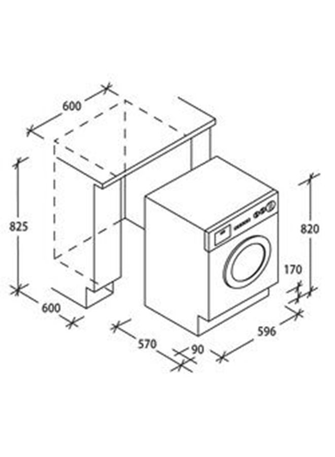 CANDY Built In Integrated 8KG Washer and 5KG Dryer 8 kg CBWD 8514D-19 White - Image 3
