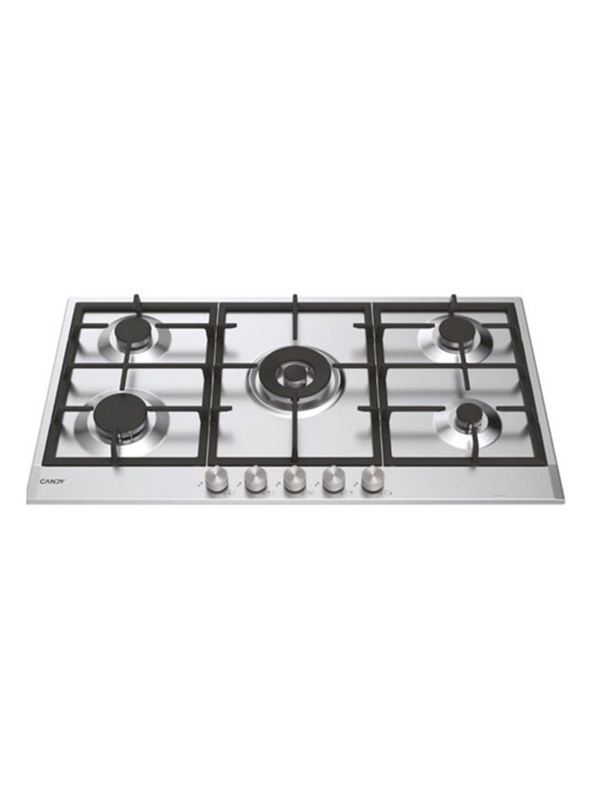 CANDY 90 Cm Steel Built In 5 Burner Gas Hob CHG938WPXLPG Inox - Image 2