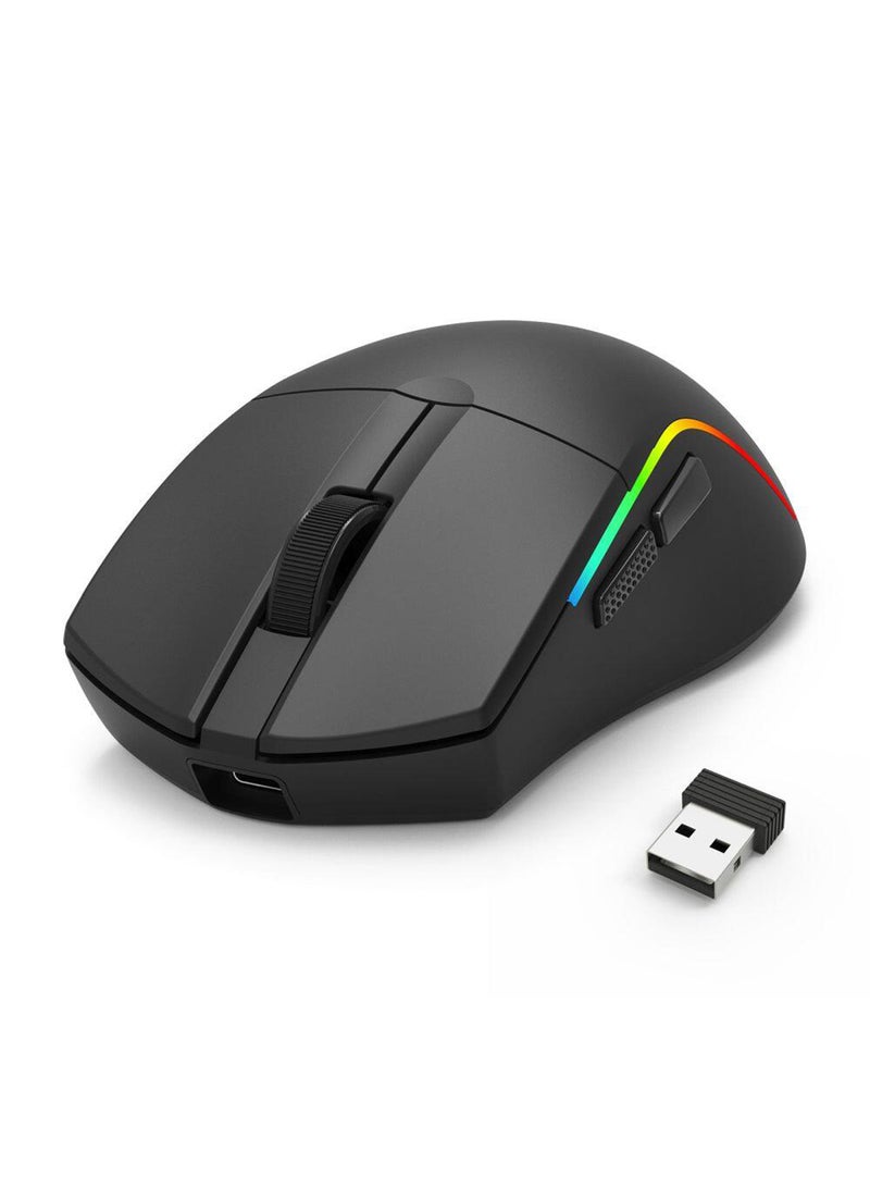 REDRAGON M816-PRO Wireless Gaming Mouse, 26K DPI Tri-Mode 61G Ultra-Light Mouse Gaming, RGB, 6 Full Programmable Buttons Mice, Software Support, 200Hrs Long Battery Life for PC, Mac - Image 2