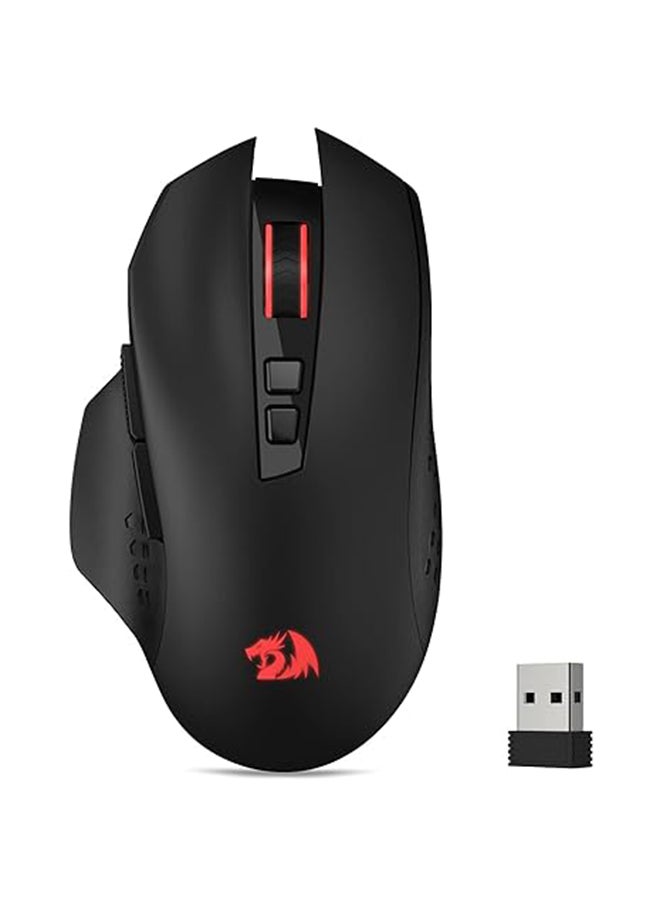 REDRAGON M656 Gainer Wireless Gaming Mouse, 4000 DPI 2.4Ghz Wireless Mouse w/ 5 DPI Levels, 7 Macro Buttons, Red LED Backlit & Pro Software/Drive Supported, for PC/Mac/Laptop - Image 1