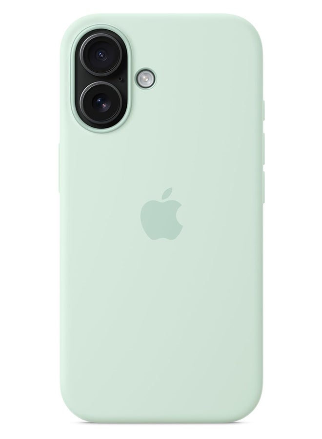 Apple iPhone 16 Silicone Case with MagSafe​​​​​ - Aquamarine - Image 5