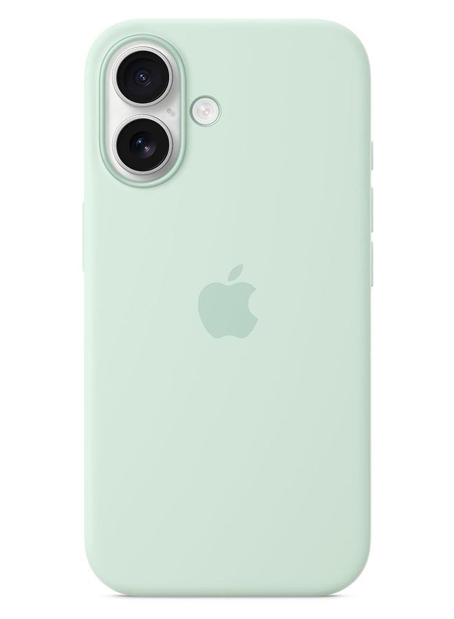 Apple iPhone 16 Silicone Case with MagSafe​​​​​ - Aquamarine - Image 4