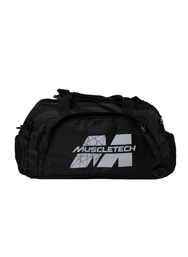 MuscleTech Duffel Bag, 1 Piece, Equipped With Multiple Compartments, Comfortable Carrying Options 