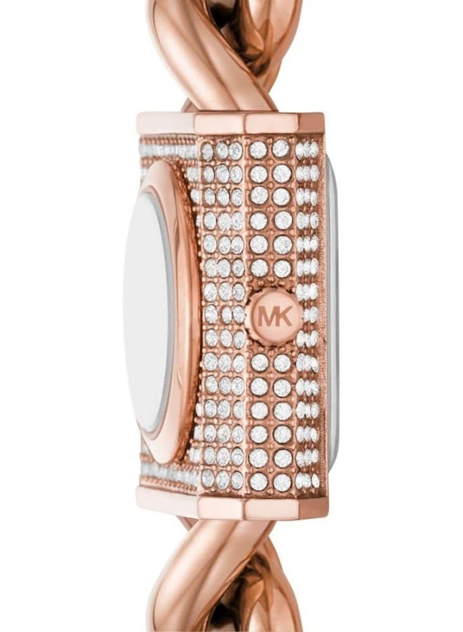 مايكل كورس Women's Cleo Rose Gold Stainless Steel Watch MK4827 - Image 2