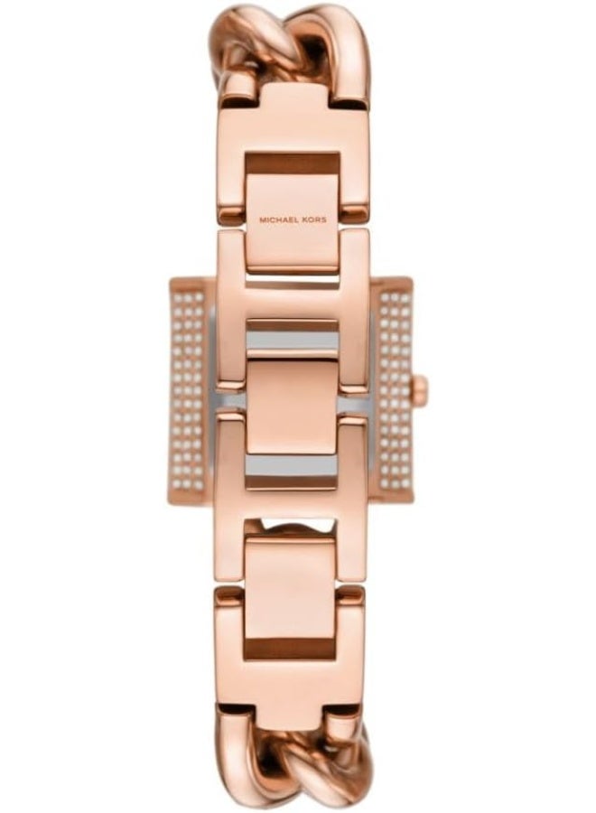 مايكل كورس Women's Cleo Rose Gold Stainless Steel Watch MK4827 - Image 3
