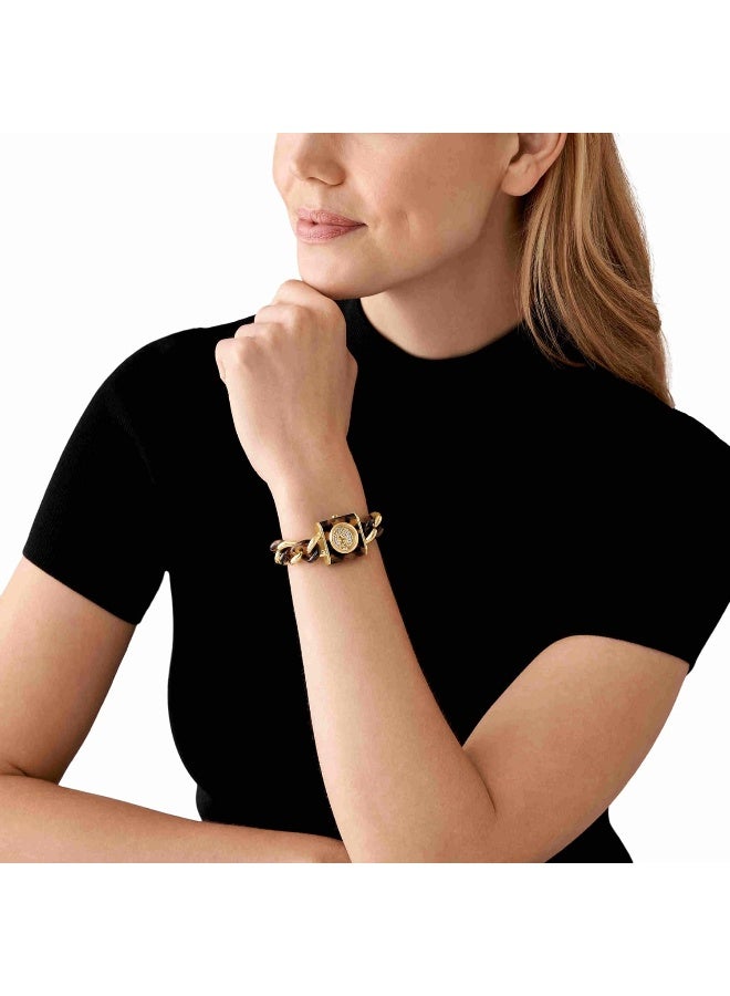 مايكل كورس ساعة سلسلة قفل متعددة من الفولاذ المقاوم للصدأ MK4808 - Image 2