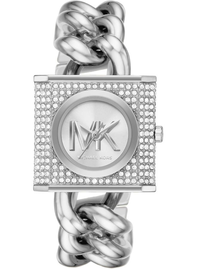 Michael Kors Women's Chain Lock Three-Hand Watch MK4718 - Image 1