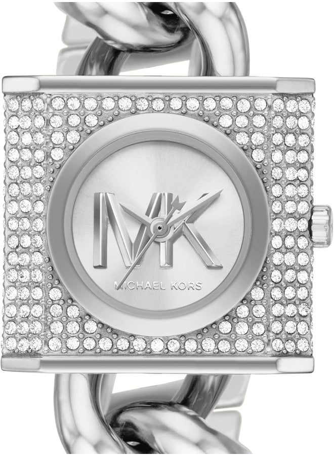 Michael Kors Women's Chain Lock Three-Hand Watch MK4718 - Image 4