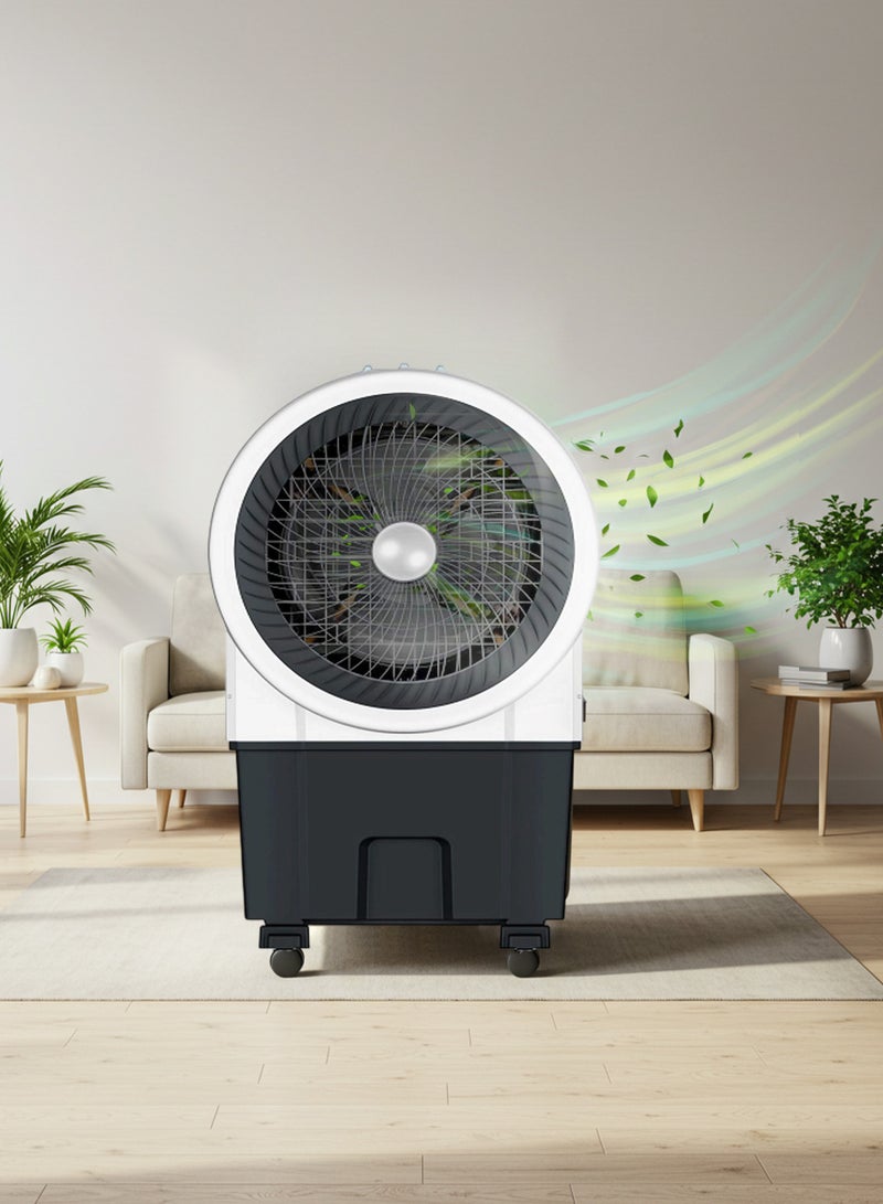 SREEN Portable Desert Air Conditioner - 90 Liters - 3-Sided 3D Cooling - 3 Fan Speeds 90 L FA-M90DG-S White /Gray - Image 3