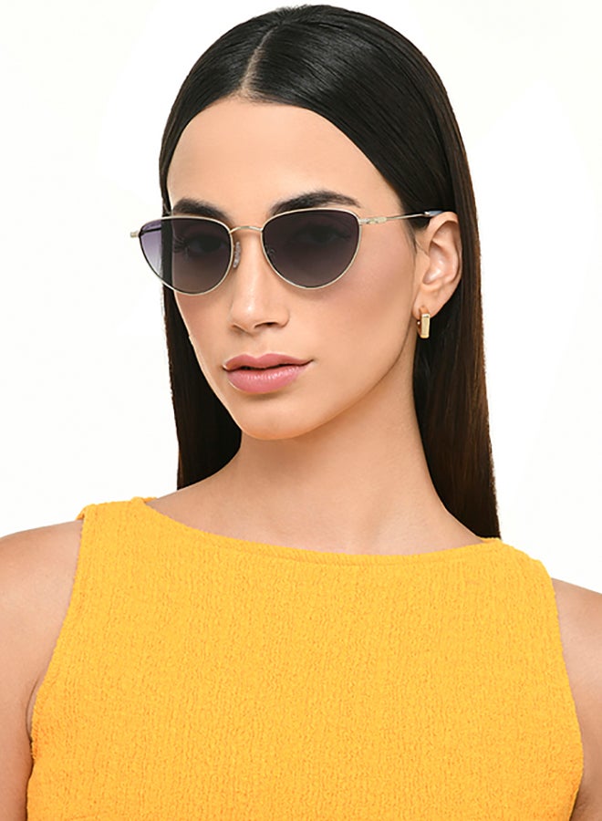 John Jacobs Women's John Jacobs ALI FAZAL Silver - Grey | Full Rim Cat Eye Stylish & Premium Sunglasses | Polarized and 100% UV Protected | Women | Narrow | JJ S70011  - Image 4