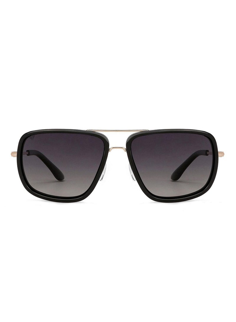 VINCENT CHASE Vincent Chase By Lenskart | Full Rim Square Branded Latest and Stylish Sunglasses | Polarized and 100% UV Protected | Men & Women | Large | VC S11748  - Image 1
