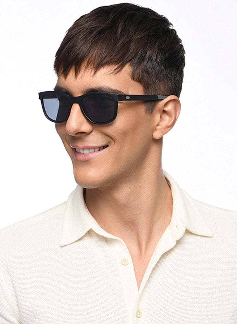 VINCENT CHASE Vincent Chase By Lenskart | Full Rim Square Branded Latest and Stylish Sunglasses | Polarized and 100% UV Protected | Men & Women | Medium | LA S13166  - Image 3