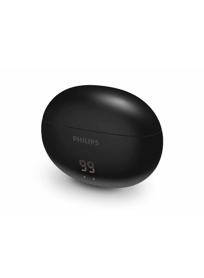 Philips TAT3559 Bluetooth Earphones 20H Battery 10mm Drivers True Wireless Earbuds Fast Charge IPX4 Active Dynamic Bass Bluetooth 5.4 Active Noise Canceling Mono Mode In- Ear Fit Black - Image 3