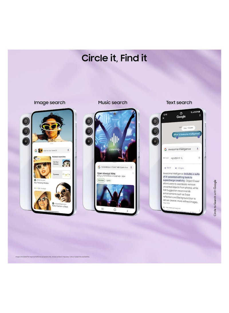 Samsung Galaxy A35 5G (Awesome Iceblue, 8GB RAM, 128GB Storage) Premium Glass Back 50 MP Main Camera (OIS) Nightography IP67  Corning Gorilla Glass Victus+ sAMOLED with Vision Booster - Image 2