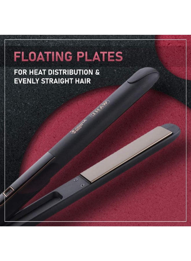 وال مستقيم الشعر ومجعد الشعر من برو شاين للعناية بالأركان | ألواح سيراميك مشبعة بزيت الأركان | لمعة مضادة للتجاعيد | شاشة LED | 180°C–230°C | إيقاف تشغيل تلقائي | سلك احترافي بطول 3م – 05316-027 - Image 4