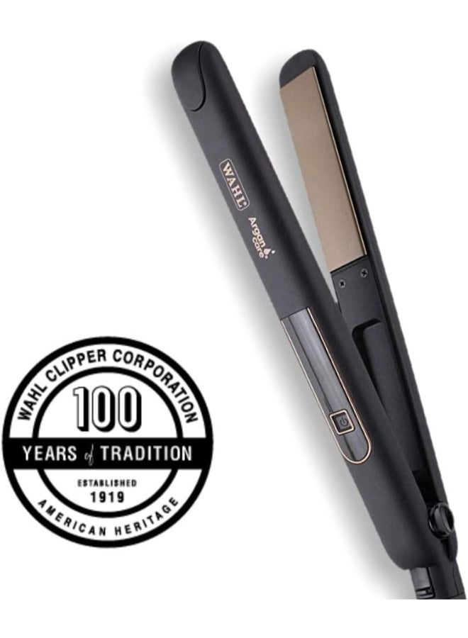 وال مستقيم الشعر ومجعد الشعر من برو شاين للعناية بالأركان | ألواح سيراميك مشبعة بزيت الأركان | لمعة مضادة للتجاعيد | شاشة LED | 180°C–230°C | إيقاف تشغيل تلقائي | سلك احترافي بطول 3م – 05316-027 - Image 2