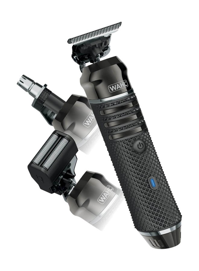 وال Pro Series Skeleton Beard Trimmer With Forever Blade | Lithium-Ion Global Pack | 120 Min Runtime | Quick Charge | High-Precision Grooming | Multi-Purpose Heads | Non-Slip Grip 3024849 Balck 480 Gram - Image 1