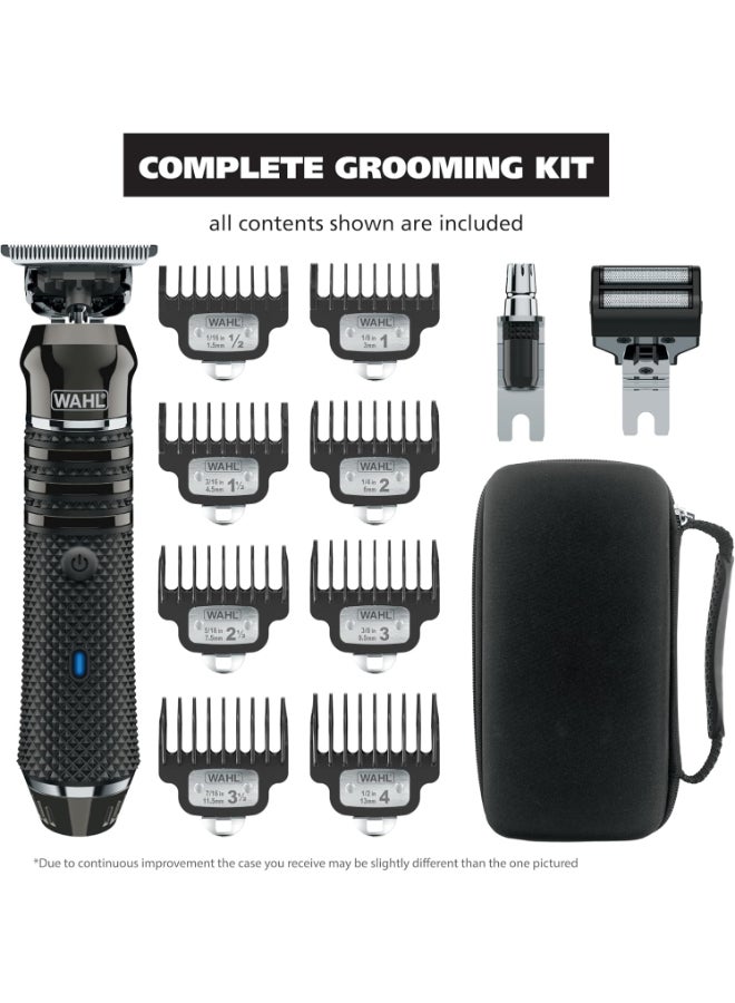 وال Pro Series Skeleton Beard Trimmer With Forever Blade | Lithium-Ion Global Pack | 120 Min Runtime | Quick Charge | High-Precision Grooming | Multi-Purpose Heads | Non-Slip Grip 3024849 Balck 480 Gram - Image 2