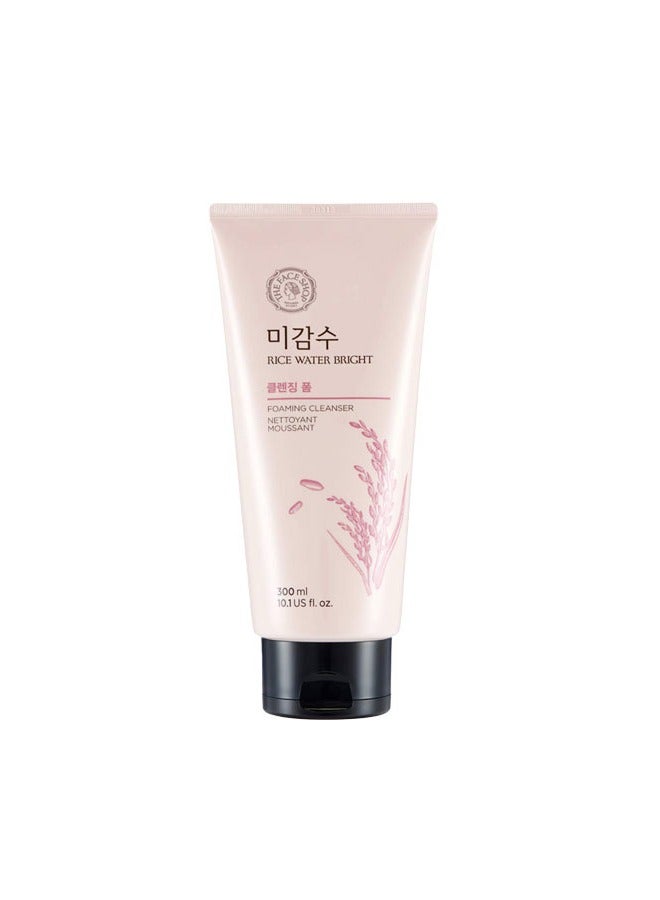 THE FACE SHOP Rice Water Bright Facial Foaming Cleanser pink 150ml