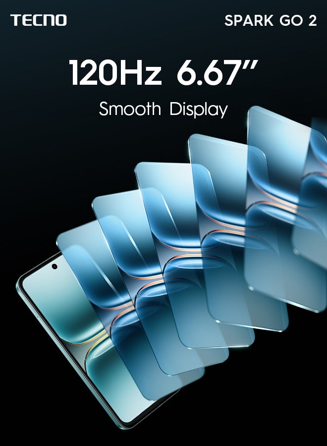 TECNO Spark Go 2 Dual SIM Titanium Grey 4GB RAM 128GB  4G - Middle East Version  - Image 3