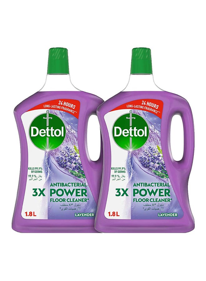 Power Floor Cleaner With Lavender Scent , 20% Discount 1.8 L x 2 Liters