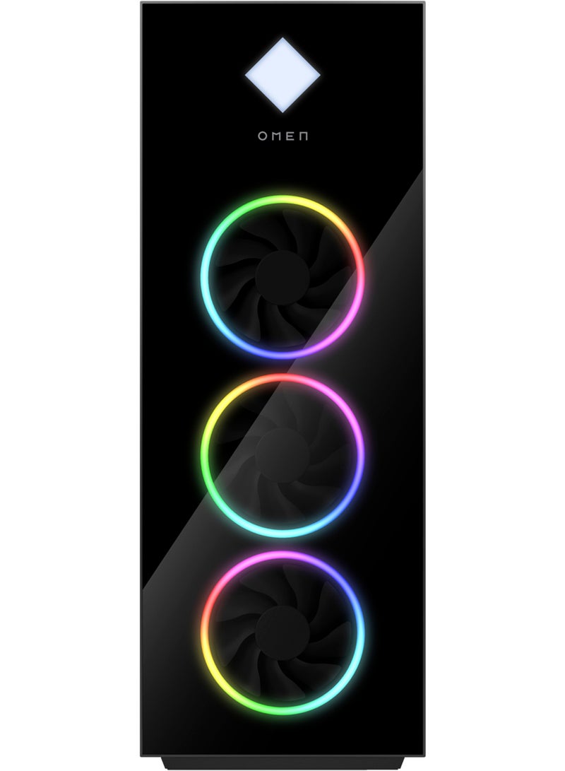 HP OMEN 45L Gaming Desktop GT22-3000t Intel Core Ultra 9 285K Processor/32GB RAM/1TB SSD/NVIDIA GeForce RTX 5070Ti 16GB/Front Bezel Glass with RGB liquid cooler/Windows 11 Home/KB& Mouse/ Black Black - Image 3