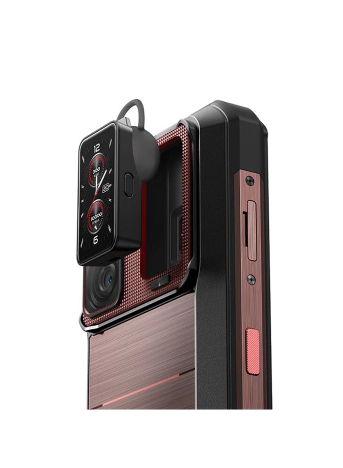 أوكيتل WP300 5G Rugged Phone 6.8-Inch 16000mAh Battery 108MP Android 15(12GB+512GB NFC) - Red - Image 2