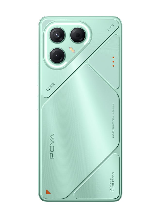 TECNO Pova 7  Dual SIM Oasis Green 8GB 256GB  5G + Free Gifts (Wireless Powerbank + Magnetic Case + Magnetic Card) - Middle East Version  - Image 3