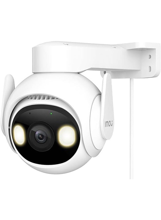 IMOU Outdoor Security Camera with AI Human & Vehicle Detection,3K FHD Pan/Tilt Wi-Fi Camera, IP66 Weatherproof，Full Color Night Vision,Active Deterrence with 2-Way Talk, Smart Tracking Cruiser2 5MP  - Image 1