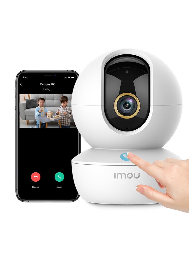 ايمو WiFi Security Camera Indoor 3K (5MP) 360° Camera Connected Smartphone One-Touch Call, Human Detection  - Image 1