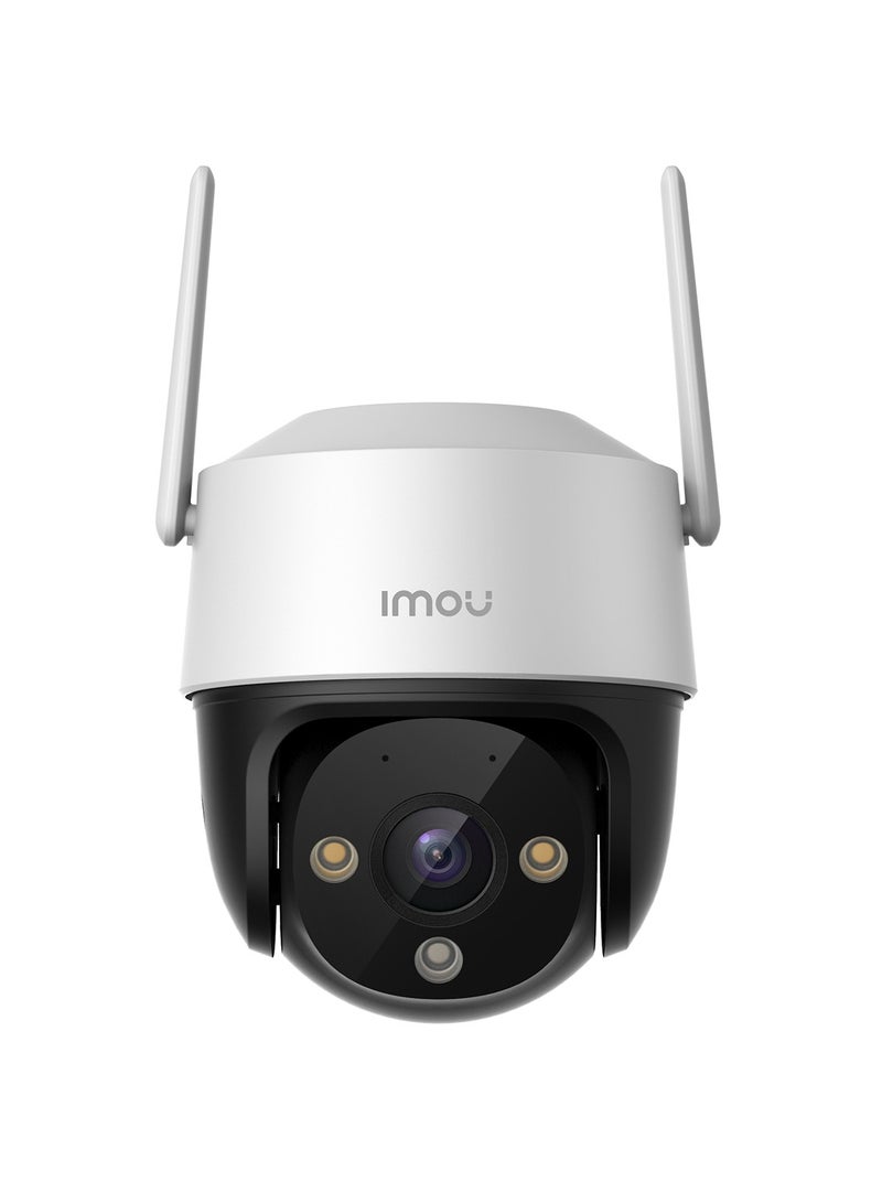 ايمو كاميرا أمان خارجية مع ضوء الفيضانات وإنذار صوتي، 5 ميجابكسل QHD بان/ميل، كشف الإنسان IP66، ردع نشط، رؤية ليلية ملونة ذكية مع حديث ثنائي الاتجاه، كروزر SE+ 5 ميجابكسل - Image 1