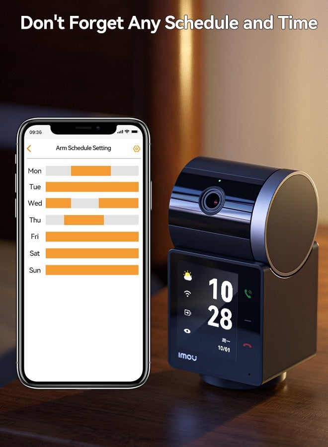 Indoor Video Intercom Camera, 3K 5MP Resolution, AI Smart Detection,  AI Human & Pet Detection, Smart Tracking, Privacy Mode, Active Deterrence, with 2-Way Talk, Rex VT