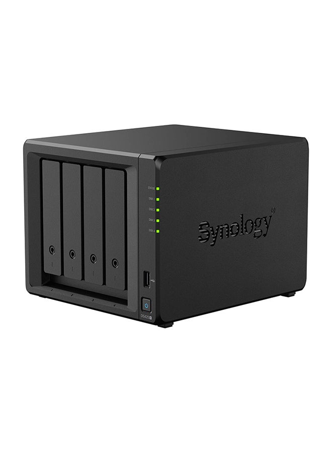 سينولوجي DiskStation DS425+ 4-Drive Bays NAS Server, Intel Celeron J4125, 2GB Memory, 3.5" SATA HDD, 2.5" SATA SSD, M.2 2280 NVMe SSD Drive Types, Hot Swappable, DS425+ Black  - Image 3