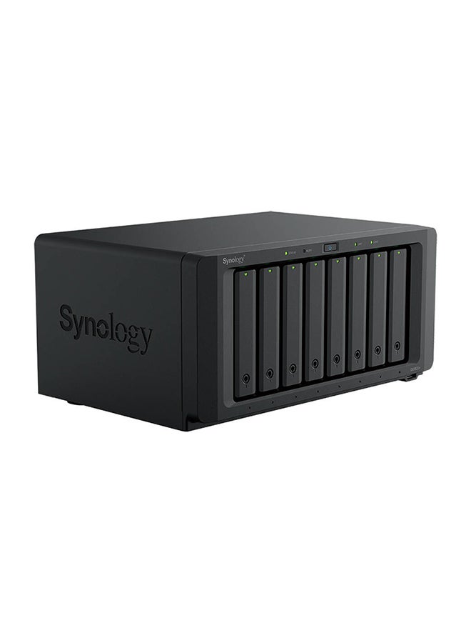 سينولوجي DiskStation DS1825+ NAS Enclosure, AMD Ryzen V1500B, 8GB RAM, 8x Drive Bays, 3.5" SATA HDD, 2.5" SATA SSD, M.2 2280 NVMe SSD Support, 2x 2.5GbE LAN Ports, DS1825+ Black  - Image 3