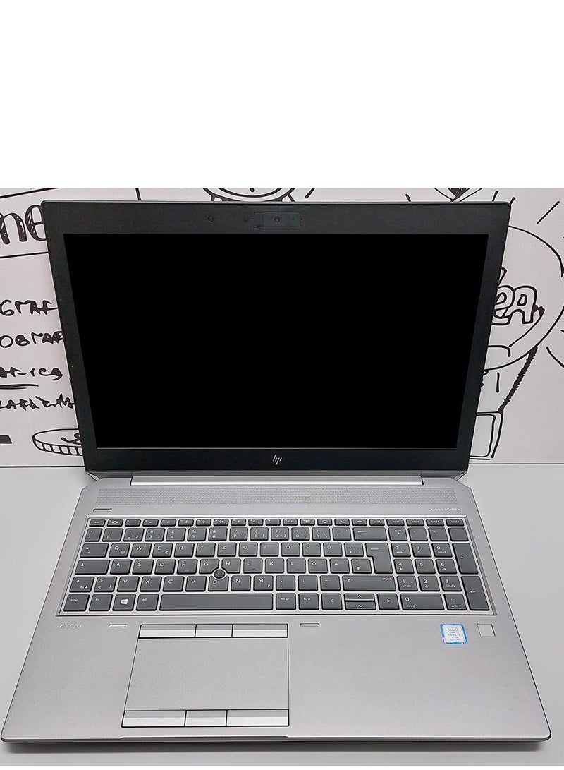 HP Renewed HP ZBook 15 G5 Mobile Workstation Laptop (Intel Core i7-8850H - 32GB DDR4 - M.2 512GB - Nvidia Quadro P2000 4GB - 15.6 Inch FHD - Cam) Original Used English silver - Image 2