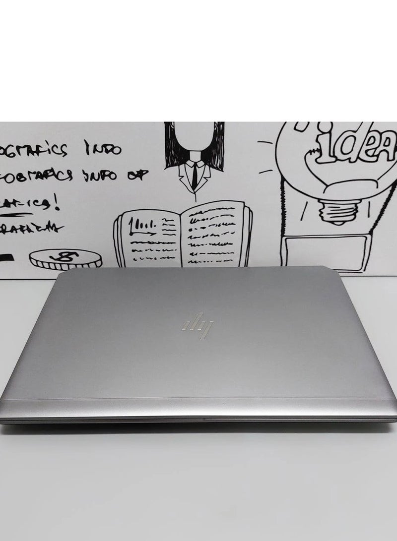 HP Renewed HP ZBook 15 G5 Mobile Workstation Laptop (Intel Core i7-8850H - 32GB DDR4 - M.2 512GB - Nvidia Quadro P2000 4GB - 15.6 Inch FHD - Cam) Original Used English silver - Image 5