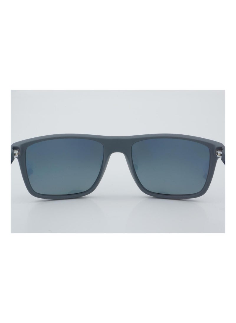 EMPORIO ARMANI Men's Square  Sunglasses- EA 4033 - Lens Size-56Mm - Matte Grey - Image 5
